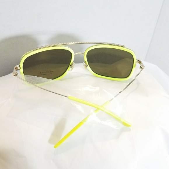 Versace volt green neon yellow sunglasses - Picture 6 of 10